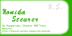 monika steurer business card